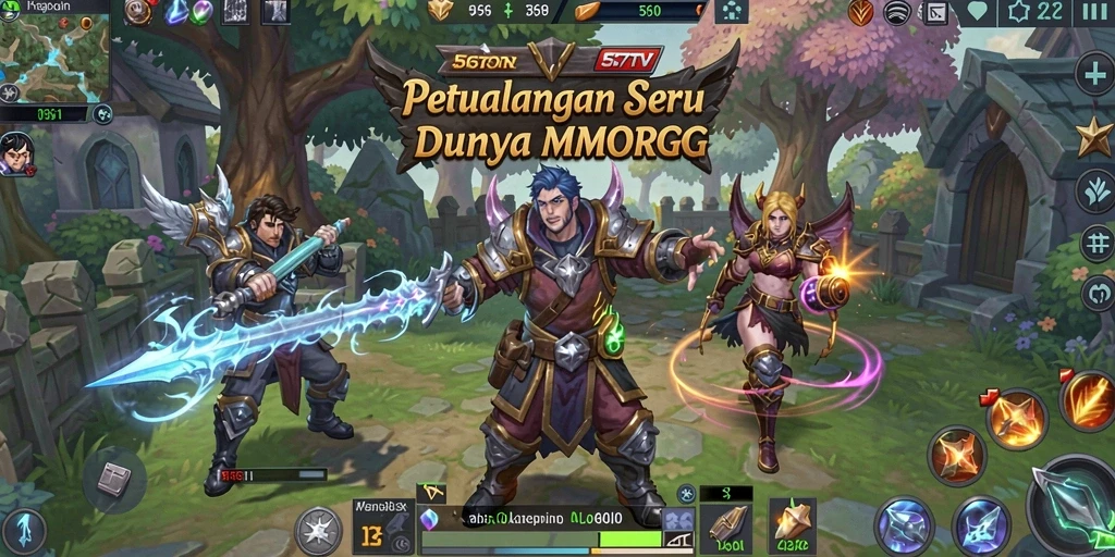 Tangkapan layar gameplay MMORPG yang menarik di 567TV.
