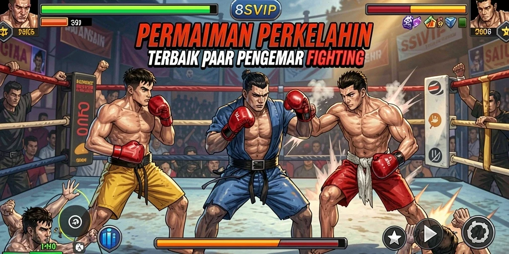Gameplay Fighting yang intens dan mengasyikkan dalam 8SVIP.
