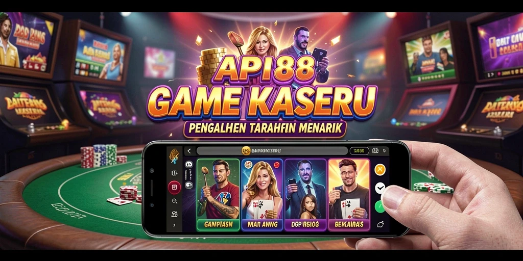 Tangkapan layar utama API88 menampilkan pengalaman bermain Kasino yang mendebarkan.