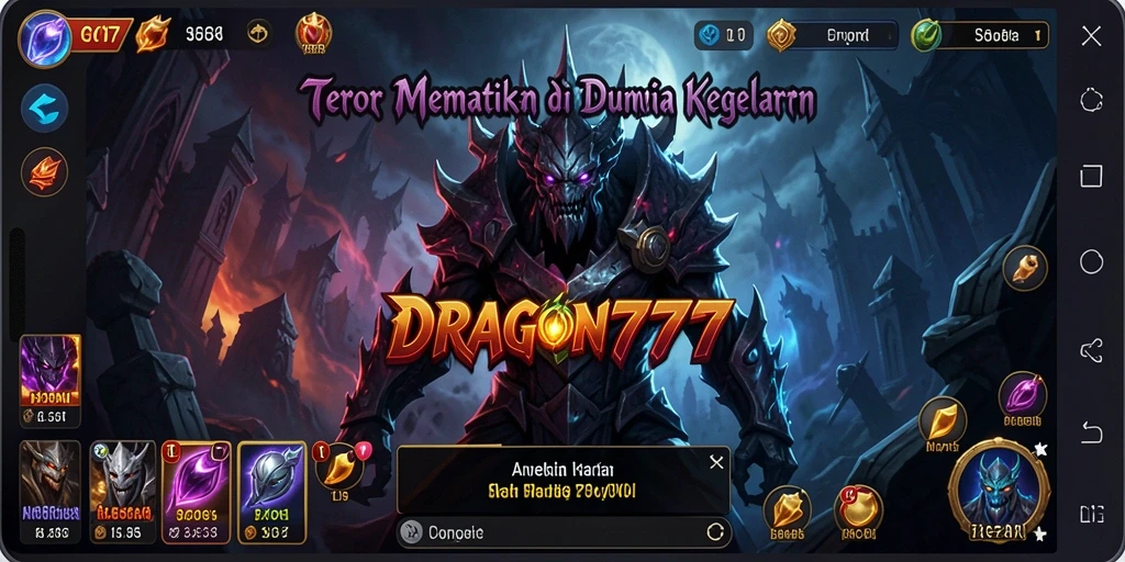 Screenshot utama DRAGON777 menunjukkan suasana gameplay yang mencekam dan penuh ketegangan.