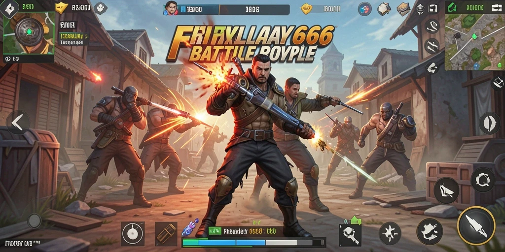 Gameplay seru di FIXPLAY666 dengan aksi Battle Royale yang menegangkan.