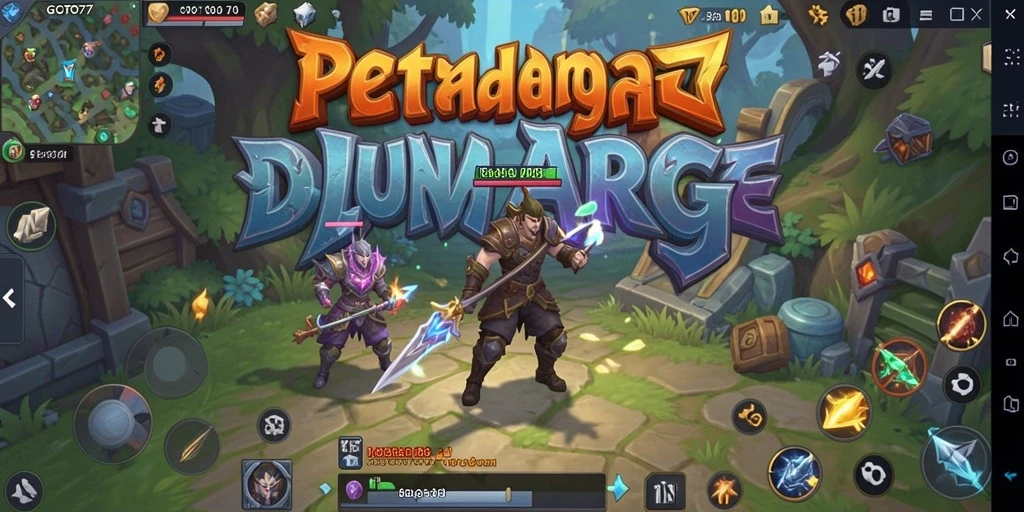 Tampilan gameplay ARPG yang mendebarkan di GOTO77.