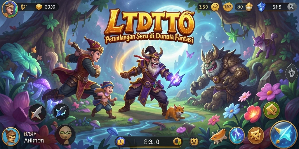 Tampilan gameplay LTDTOTO yang menakjubkan di dunia petualangan.