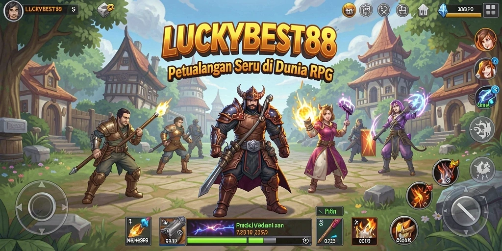 Tangkapan layar menampilkan aksi pertarungan yang intens di <strong>LUCKYBEST88</strong>.