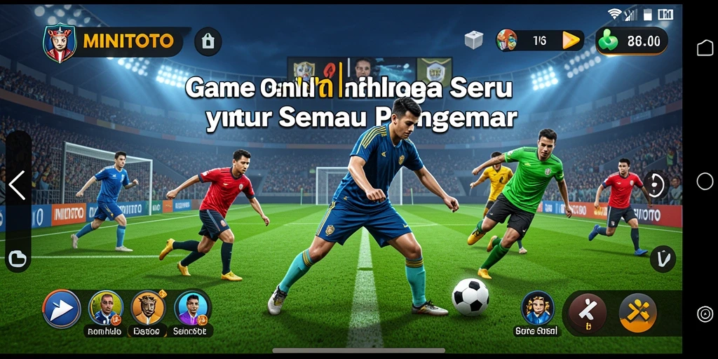 Tampilan gameplay MINITOTO yang menampilkan berbagai olahraga seru.