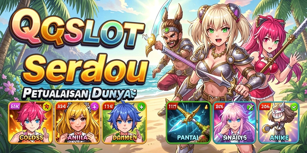 Screenshot game QQSLOT menampilkan aksi seru dalam dunia Anime.