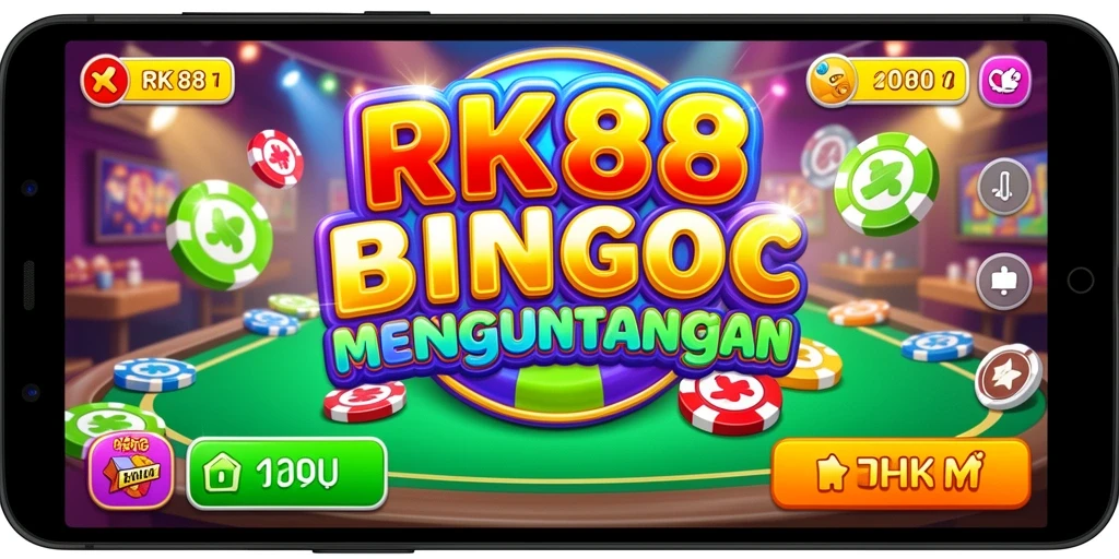 Tampilan gameplay Bingo yang seru dan menarik dari RK88.