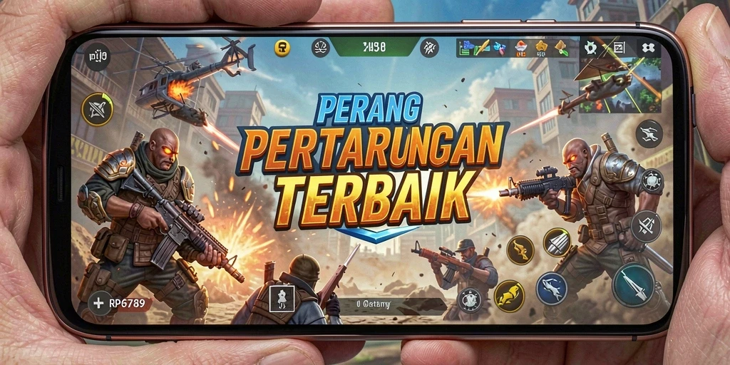 Screenshot menampilkan aksi mendebarkan dalam RP6789 Battle Royale.