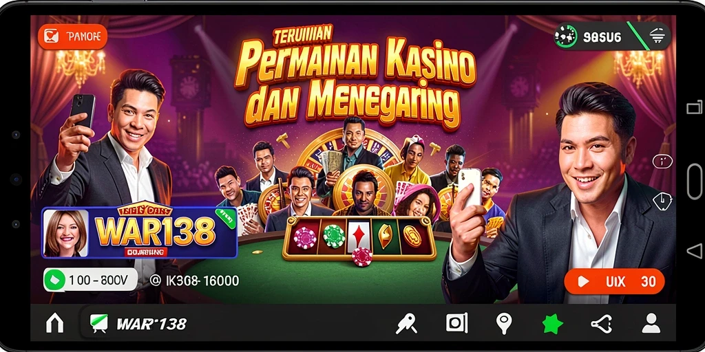 Tampilan gameplay WAR138 yang mendebarkan dan penuh warna.